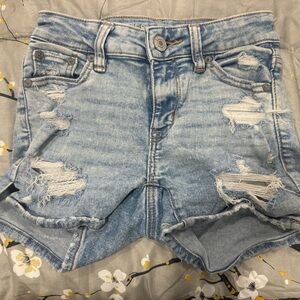 American Eagle Outfitters Light Blue Denim Shorts
